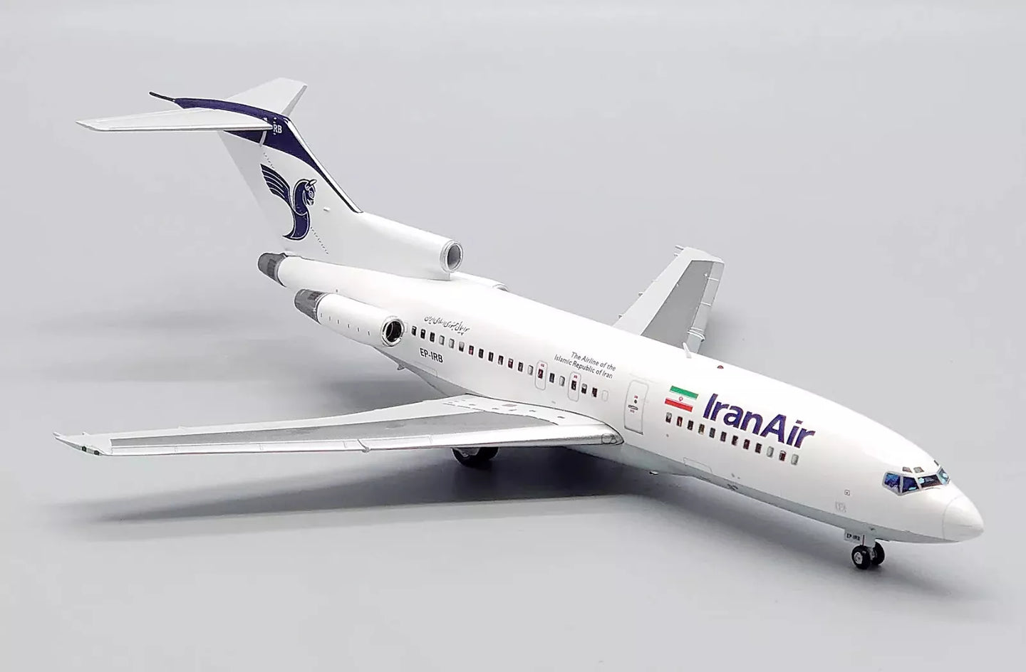 JC WINGS B727-100 IRAN AIR "SEE THROUGH THE WINDOWS" REG: EP-IRB