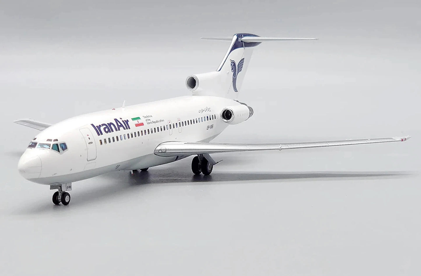 JC WINGS B727-100 IRAN AIR "SEE THROUGH THE WINDOWS" REG: EP-IRB