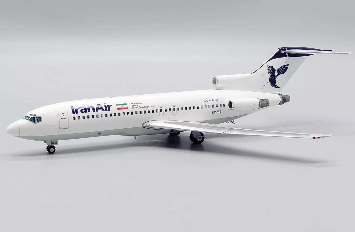 JC WINGS B727-100 IRAN AIR "SEE THROUGH THE WINDOWS" REG: EP-IRB