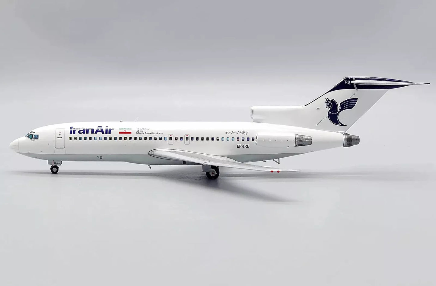 JC WINGS B727-100 IRAN AIR "SEE THROUGH THE WINDOWS" REG: EP-IRB