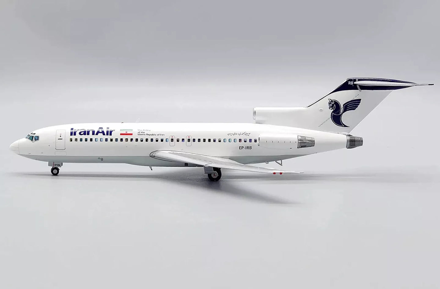 JC WINGS B727-100 IRAN AIR "SEE THROUGH THE WINDOWS" REG: EP-IRB