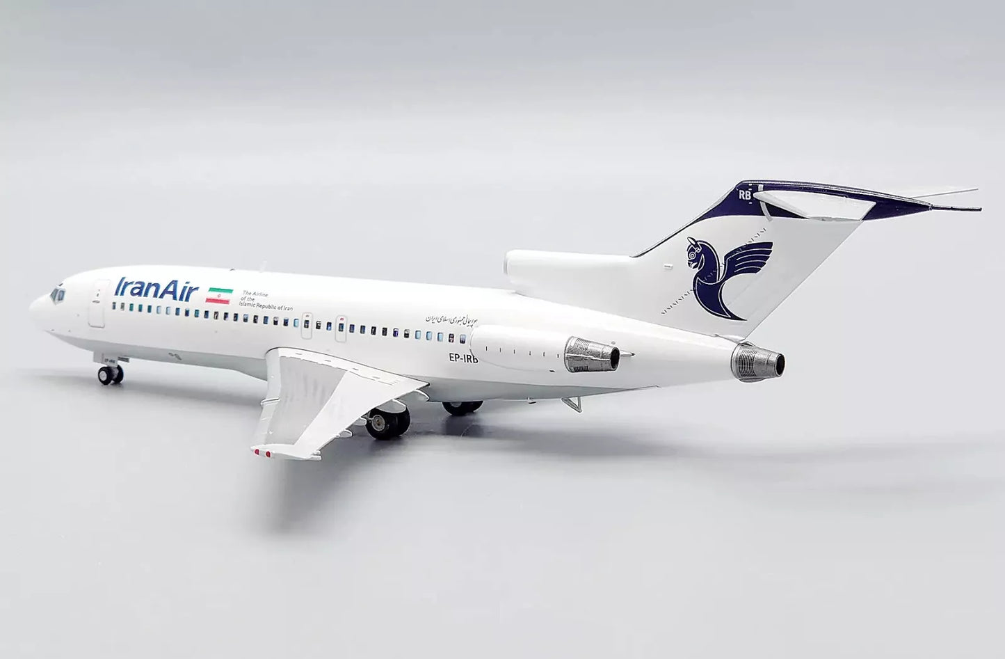 JC WINGS B727-100 IRAN AIR "SEE THROUGH THE WINDOWS" REG: EP-IRB