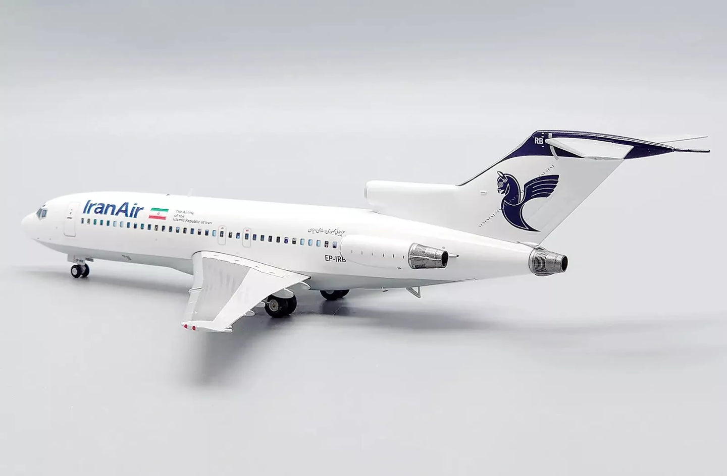 JC WINGS B727-100 IRAN AIR "SEE THROUGH THE WINDOWS" REG: EP-IRB