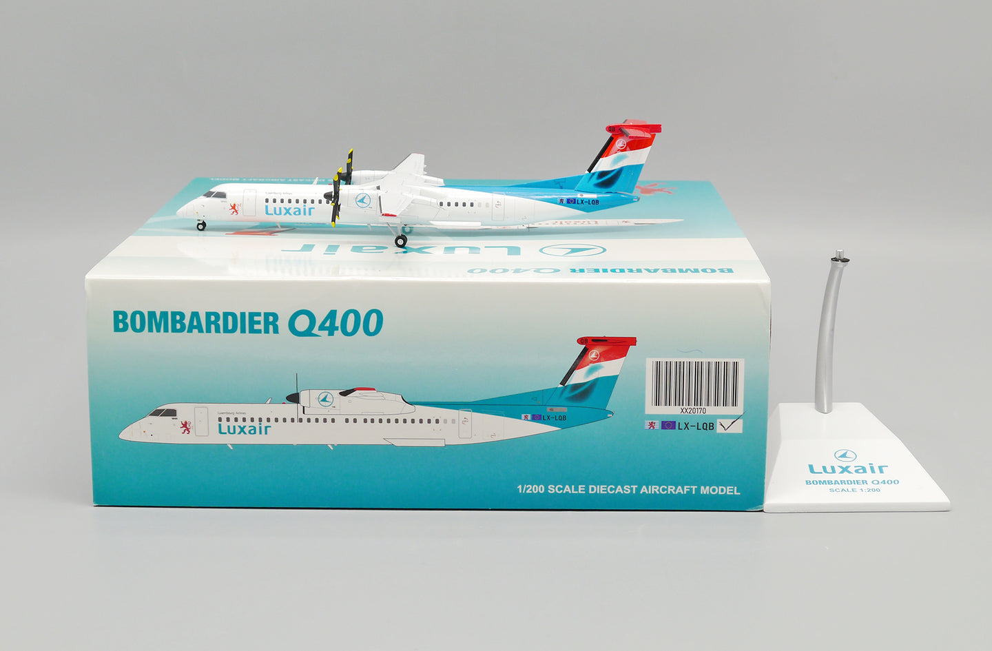 JC WINGS DASH 8-Q400 LUXAIR REG: LX-LQB