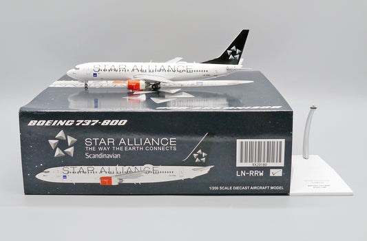 JC WINGS B737-800 SCANDINAVIAN AIRLINES (SAS) "STAR ALLIANCE" REG: LN-RRW
