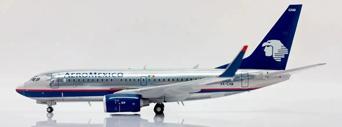 JC WINGS B737-700 AEROMEXICO (POLISHED) REG: XA-CAM