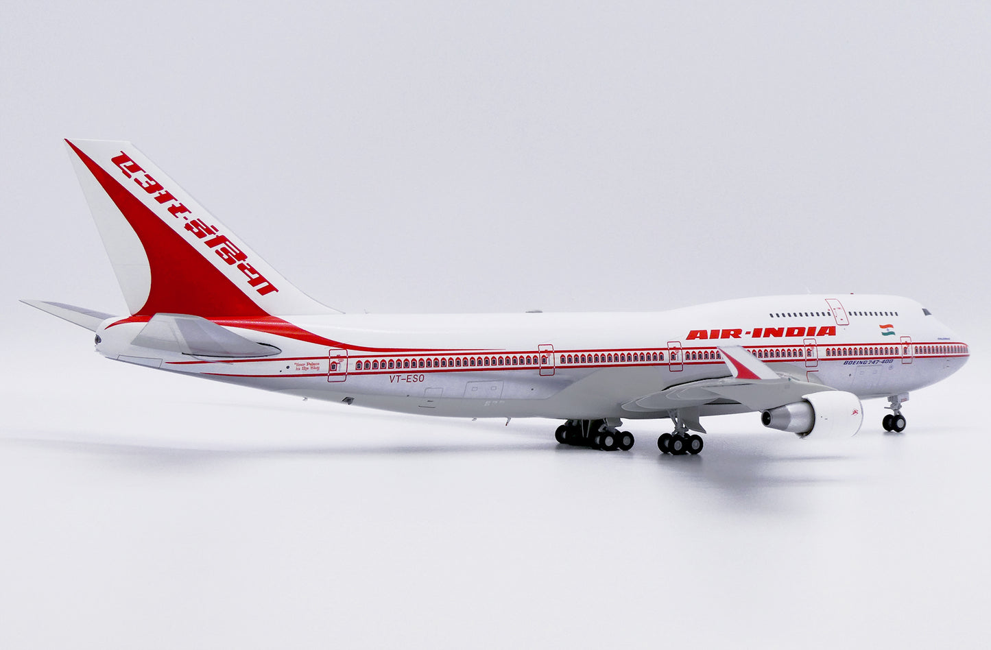 JC WINGS B747-400 AIR INDIA (POLISHED) REG: VT-ESO