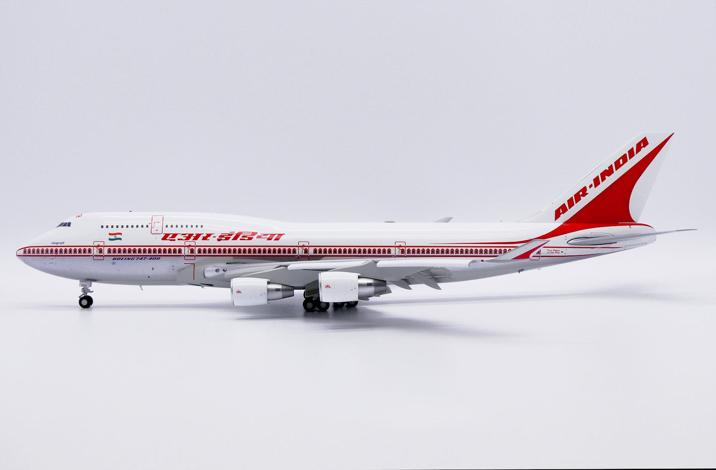 JC WINGS B747-400 AIR INDIA (POLISHED) (FLAPS DOWN) REG: VT-ESO