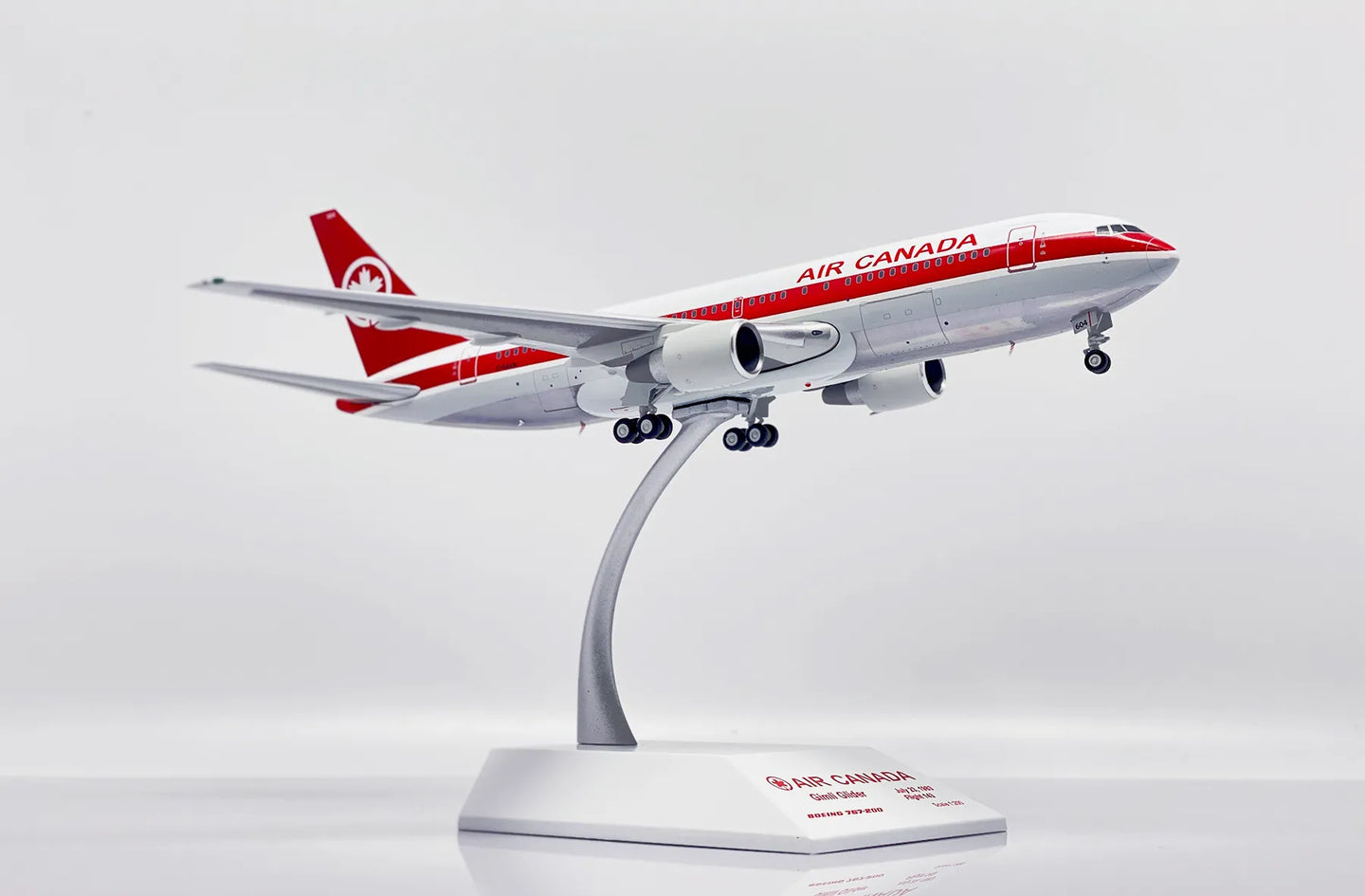 JC WINGS B767-200 AIR CANADA "GIMLI GLIDER" (POLISHED) REG: C-GAUN