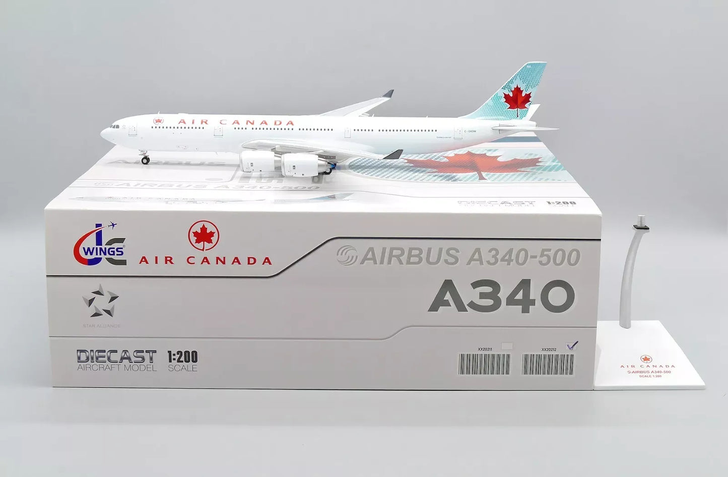 JC WINGS A340-500 AIR CANADA REG: C-GKOM