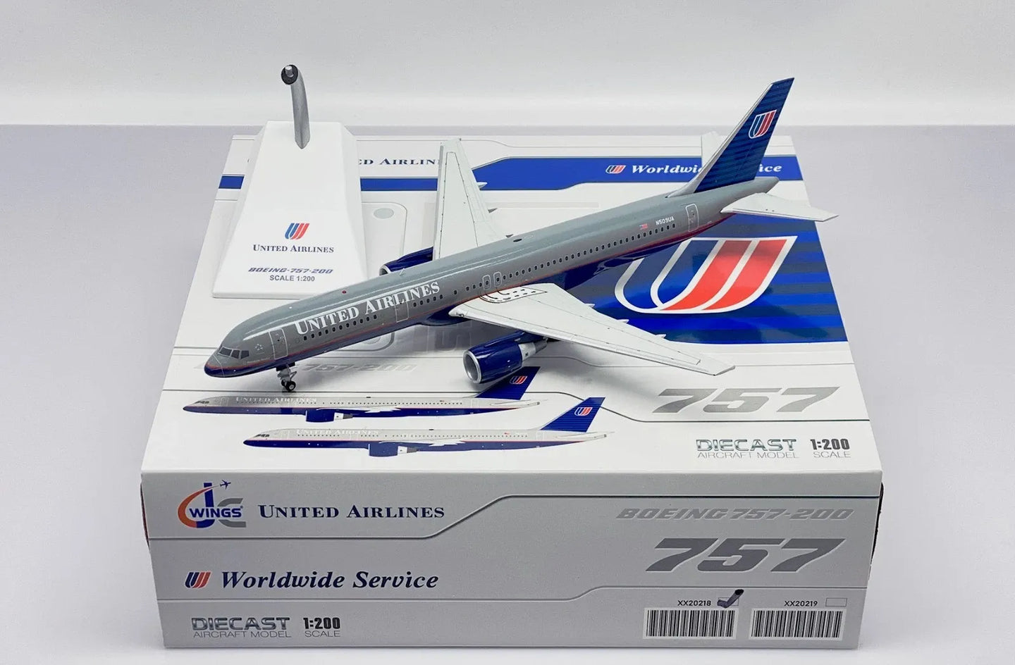 JC WINGS B757-200 UNITED AIRLINES "BATTLESHIP" REG: N509UA