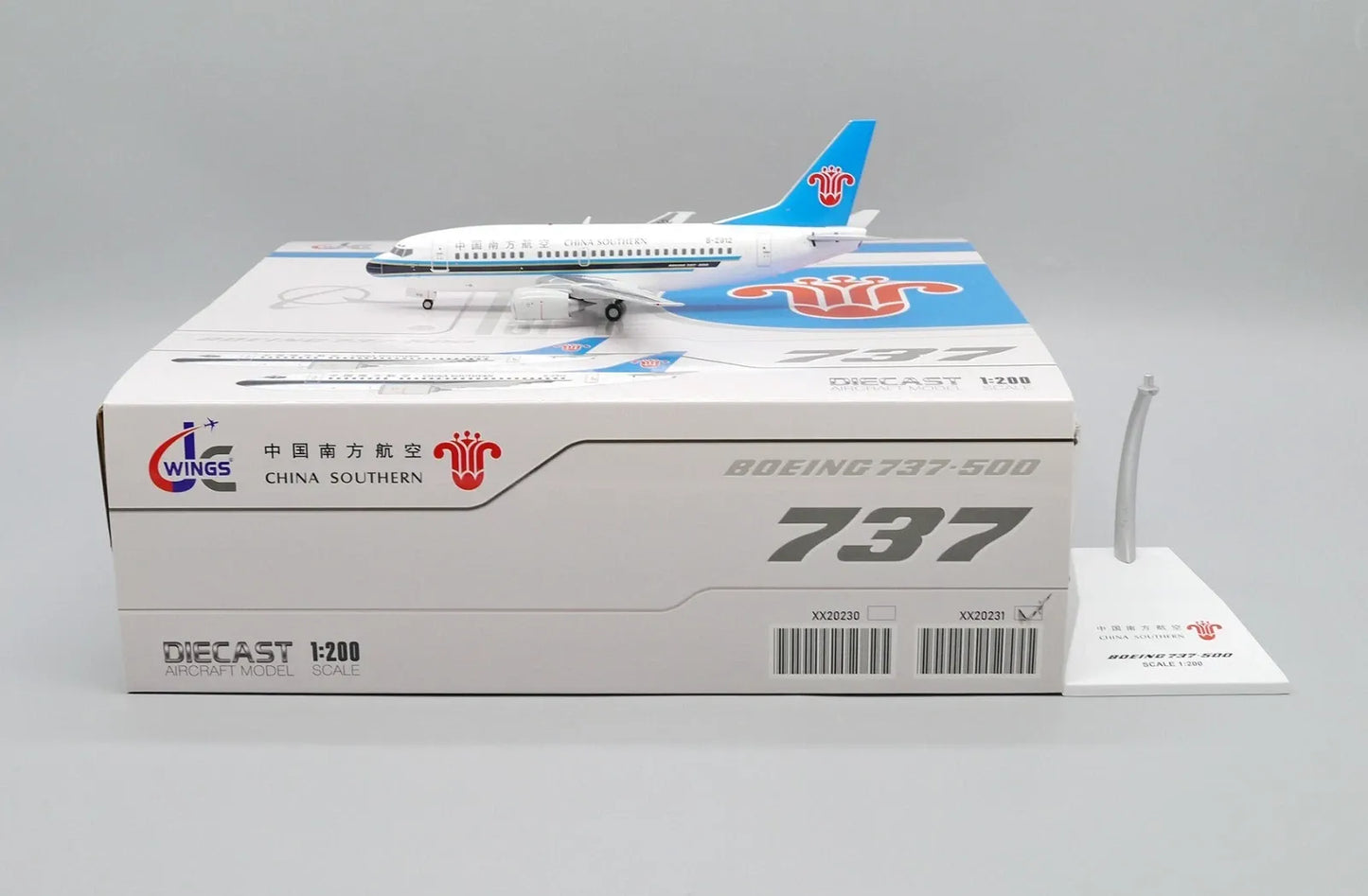JC WINGS B737-500 CHINA SOUTHERN AIRLINES REG: B-2912