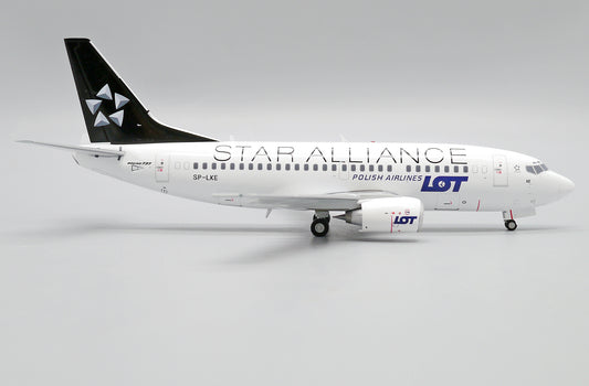JC WINGS B737-500 LOT POLISH AIRLINES "STAR ALLIANCE" REG: SP-LKE