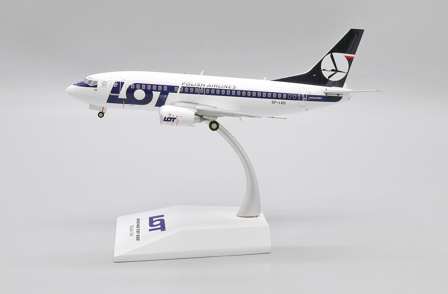 JC WINGS B737-500 POLISH AIRLINES (LOT) REG: SP-LKD