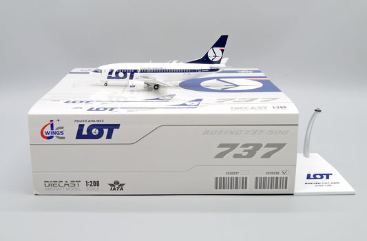 JC WINGS B737-500 POLISH AIRLINES (LOT) REG: SP-LKD