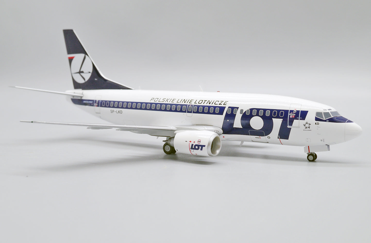 JC WINGS B737-500 POLISH AIRLINES (LOT) REG: SP-LKD