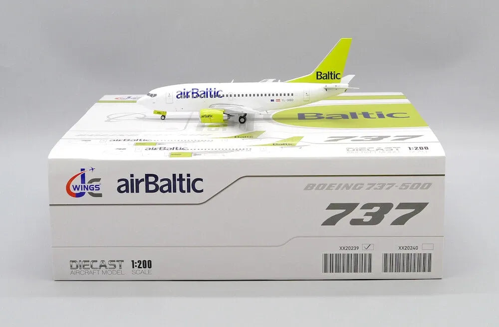 JC WINGS BOEING 737-500 AIR BALTIC REG: YL-BBD
