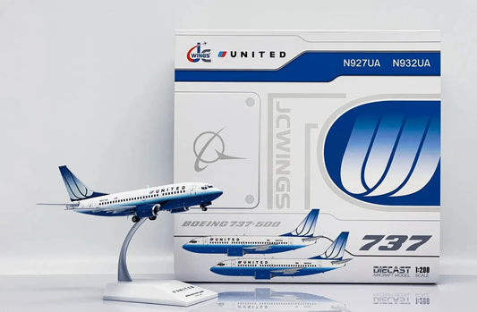JC WINGS B737-500 UNITED AIRLINES "TULIP" REG: N927UA