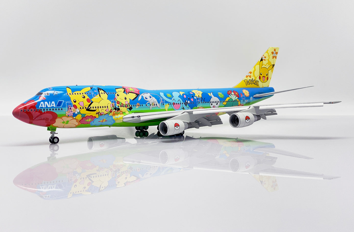 JC WINGS B747-400D ALL NIPPON AIRWAYS (ANA) "OHANA JUMBO" (FLAPS DOWN) REG: JA8956