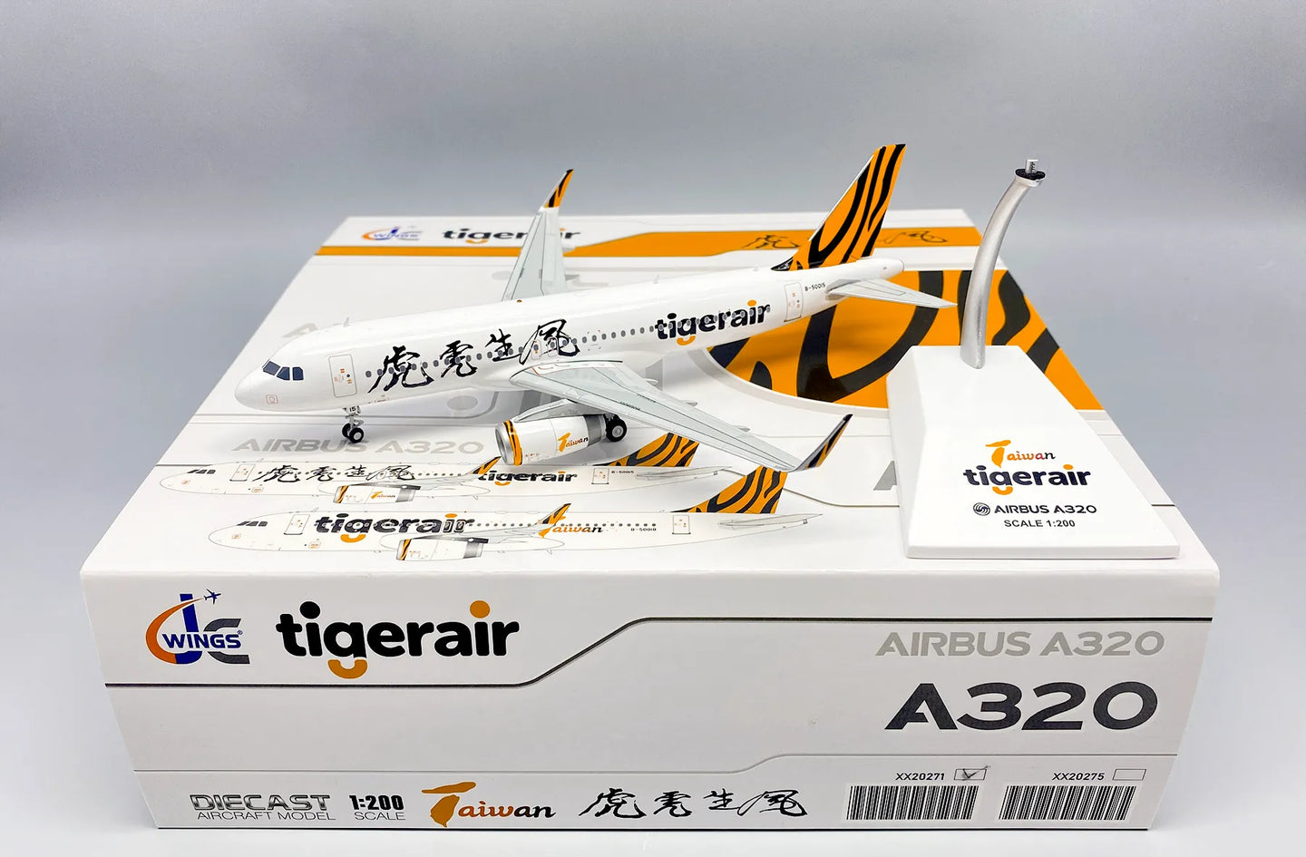 JC WINGS A320 TIGERAIR TAIWAN "YEAR OF THE TIGER" REG: B-50015