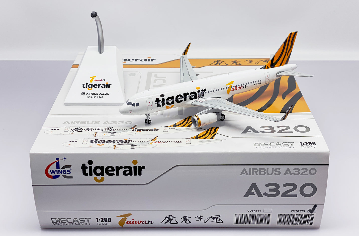 JC WINGS A320 TIGERAIR "TAIWAN" REG: B-50018