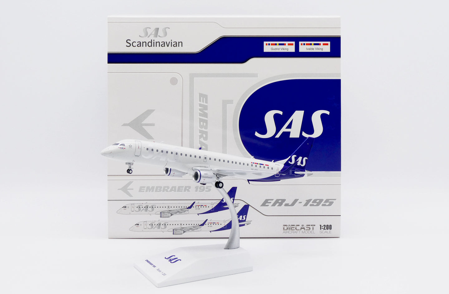 JC WINGS ERJ-195LR SAS LINK REG: SE-RSL