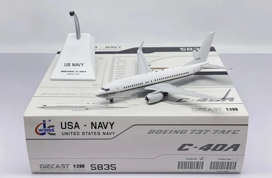 JC WINGS B737-700 C-40A CLIPPER US NAVY REG: 165835