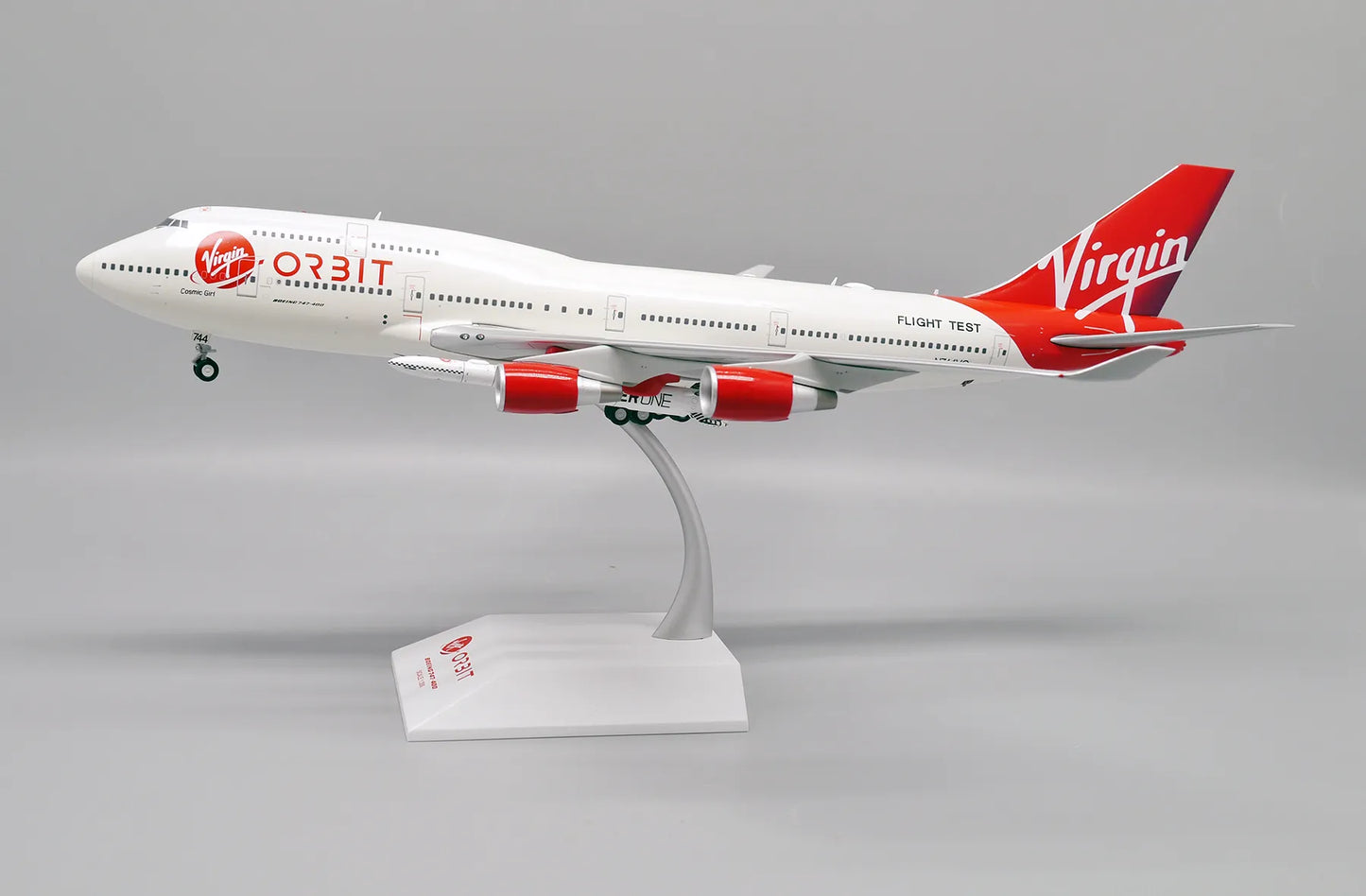 JC WINGS B747-400 VIRGIN ORBIT "FLIGHT TEST ROCKET VERSION 2" REG: N744VG