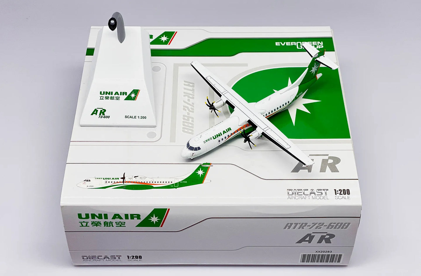 JC WINGS ATR72-600 UNI AIR REG: B-17015