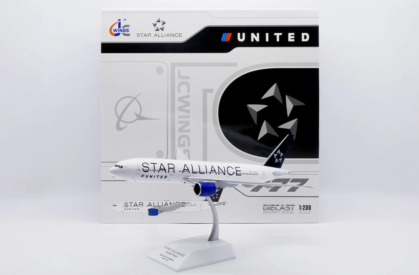 JC WINGS B777-200ER UNITED AIRLINES "STAR ALLIANCE" REG: N218UA