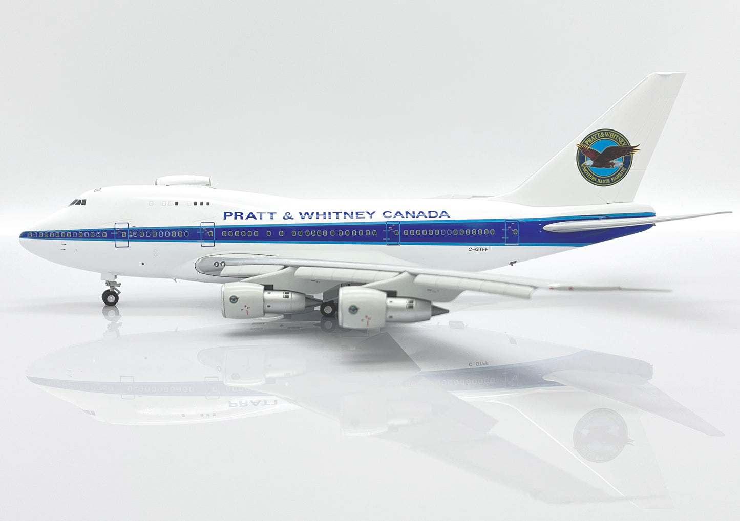 JC WINGS B747SP PRATT AND WHITNEY CANADA (FLAPS DOWN) REG: C-GTFF