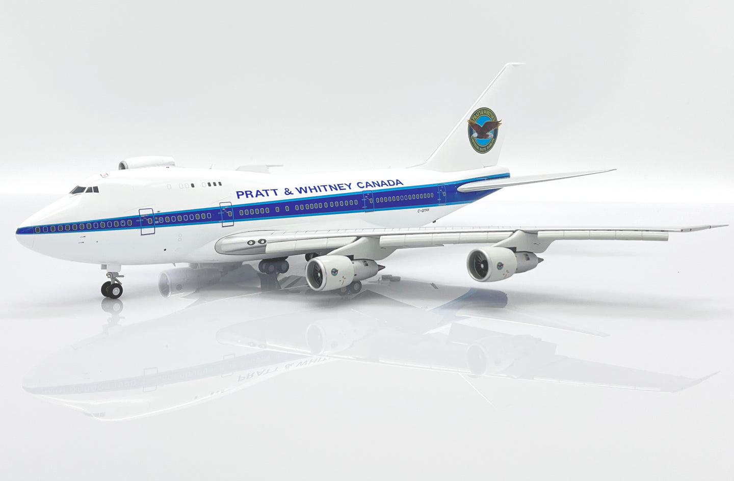 JC WINGS B747SP PRATT AND WHITNEY CANADA (FLAPS DOWN) REG: C-GTFF
