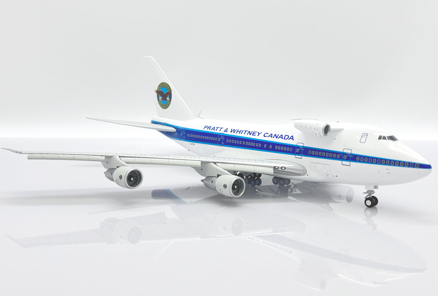 JC WINGS B747SP PRATT AND WHITNEY CANADA (FLAPS DOWN) REG: C-GTFF