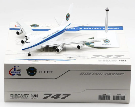 JC WINGS B747SP PRATT AND WHITNEY CANADA (FLAPS DOWN) REG: C-GTFF