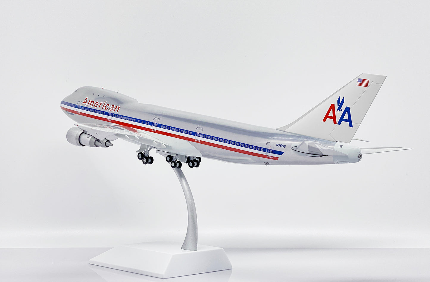 JC WINGS B747-100 AMERICAN AIRLINES POLISHED REG: N9665