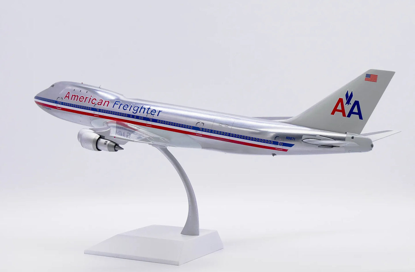 JC WINGS B747-100(SF) AMERICAN AIRLINES FREIGHTER (POLISHED) REG: N9671