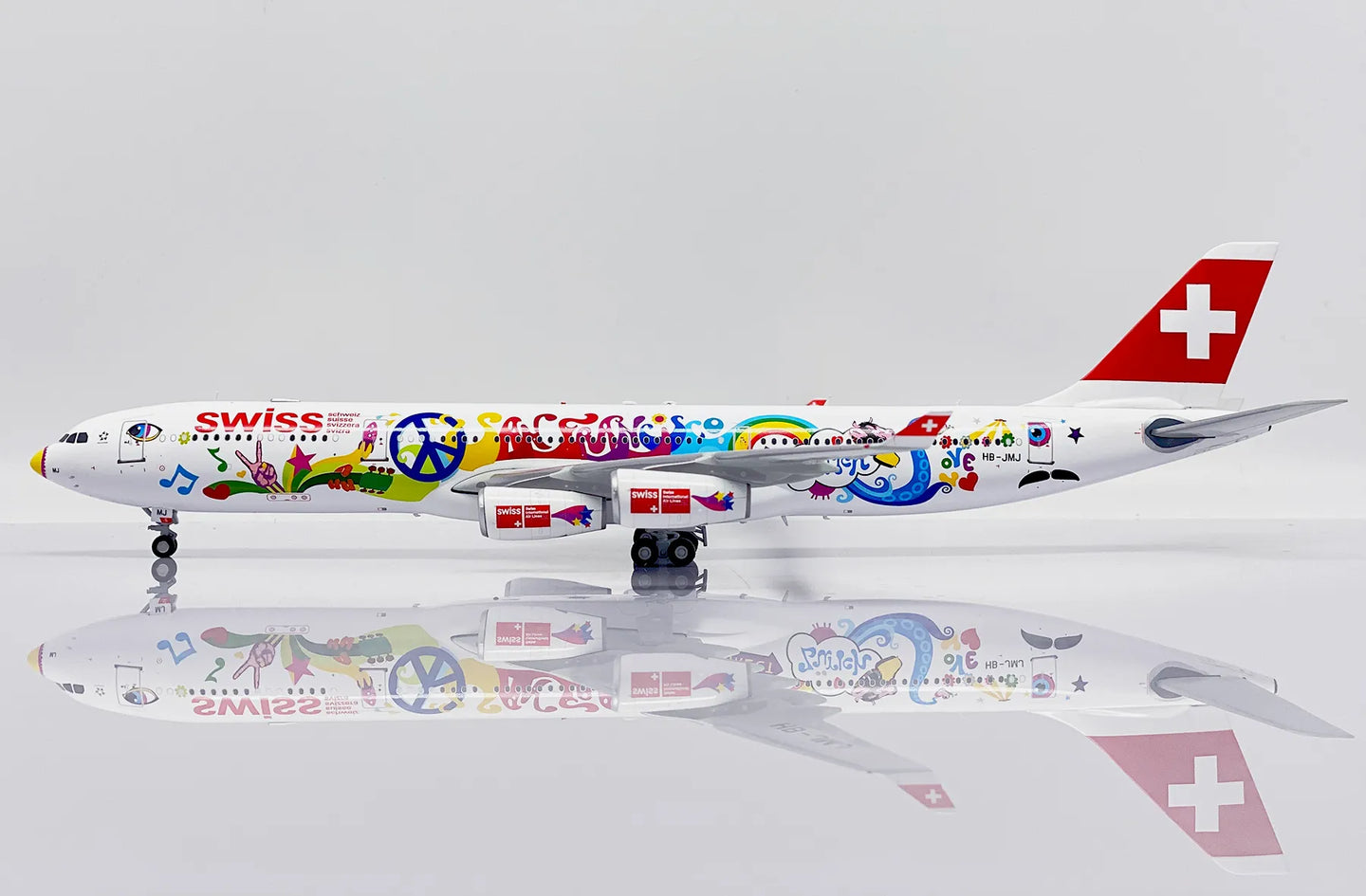 JC WINGS A340-300 SWISS "SAN FRANCISCO" REG: HB-JMJ