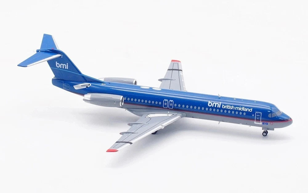 JCWINGS FOKKER 100 BRITISH MIDLAND REG: G-BXWF