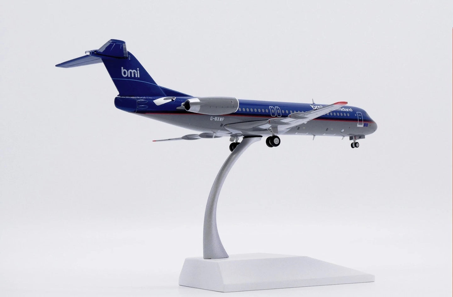 JCWINGS FOKKER 100 BRITISH MIDLAND REG: G-BXWF
