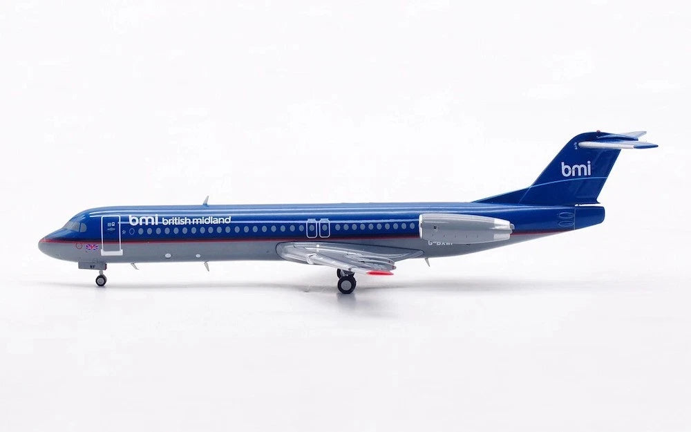 JCWINGS FOKKER 100 BRITISH MIDLAND REG: G-BXWF