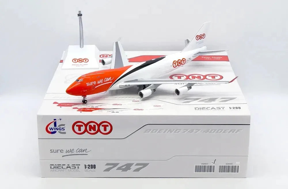 JC WINGS B747-400F TNT EXPRESS "SURE WE CAN" (INTERACTIVE SERIES) REG: OO-THA