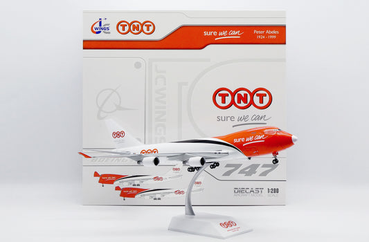 JC WINGS B747-400F TNT "WHITE NOSE" (INTERACTIVE SERIES) REG: OO-THA