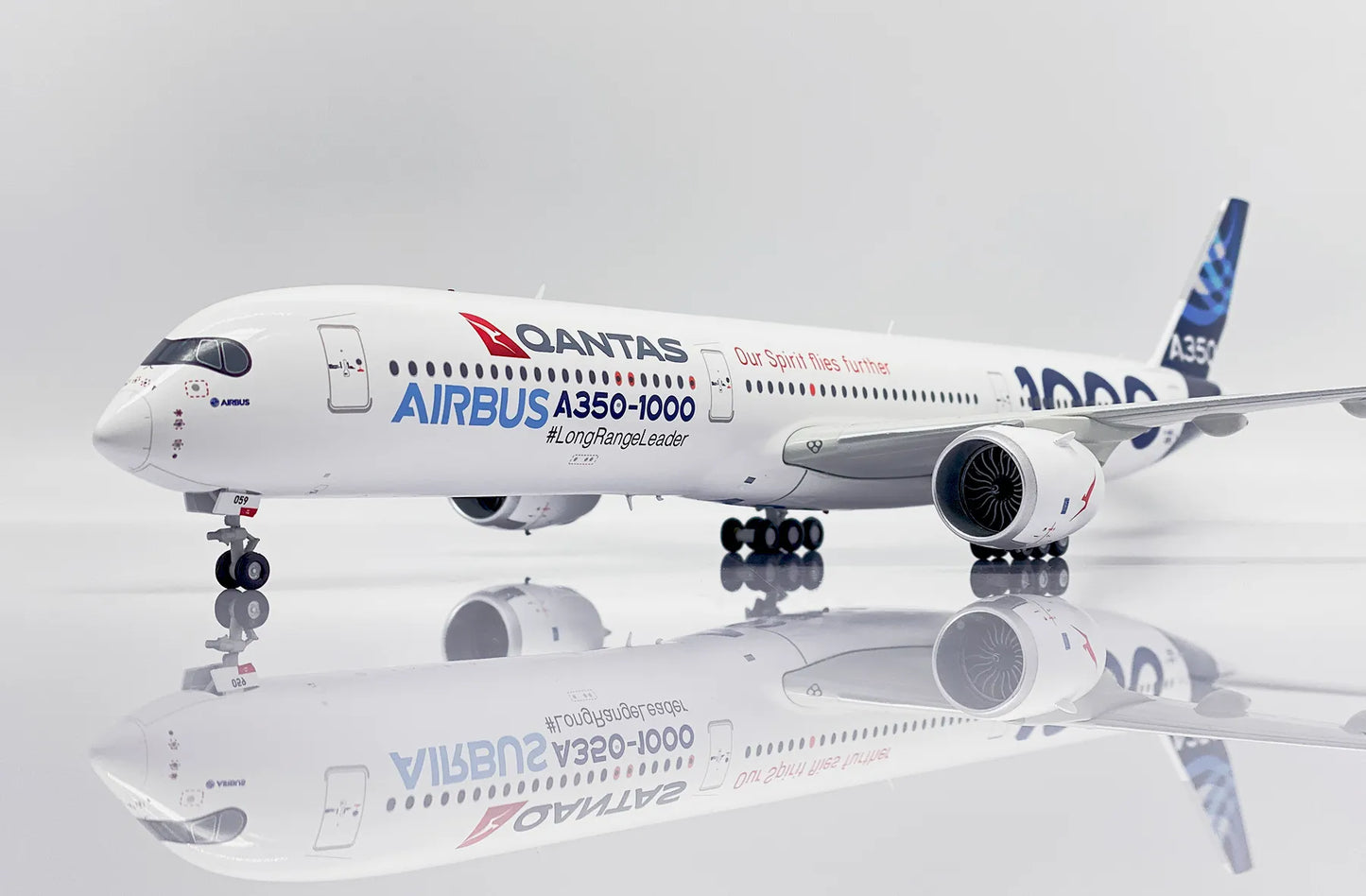 JCWINGS A350-1000 AIRBUS INDUSTRIE OUR SPIRIT FLIES FURTHER REG: F-WMIL
