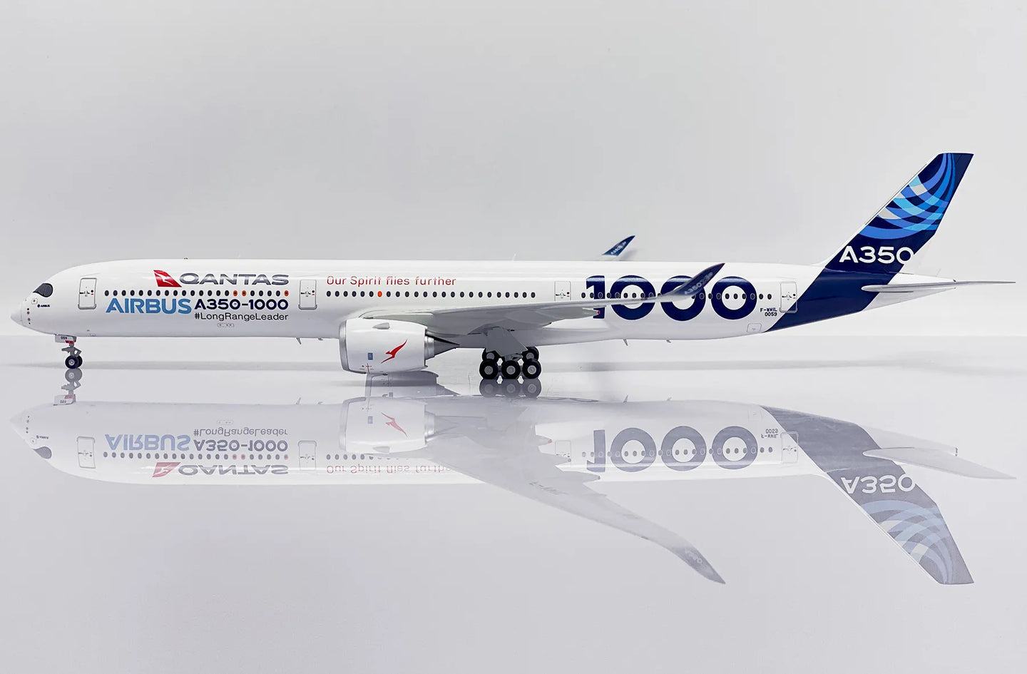 JCWINGS A350-1000 AIRBUS INDUSTRIE OUR SPIRIT FLIES FURTHER REG: F-WMIL