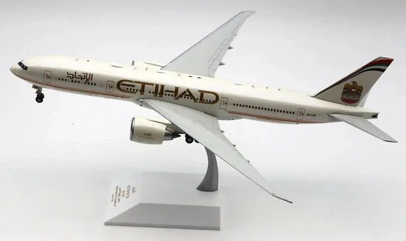 JC WINGS B777-200LR ETIHAD AIRWAYS REG: A6-LRB (LIMITED EDITION AVIATION TAG)