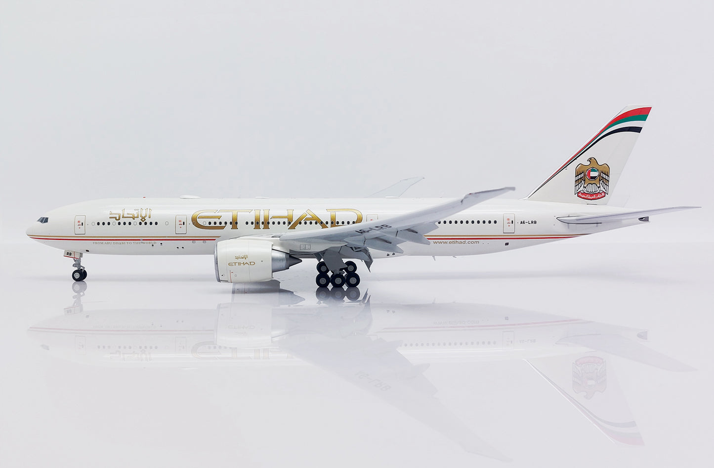 JC WINGS B777-200LR ETIHAD AIRWAYS REG: A6-LRB
