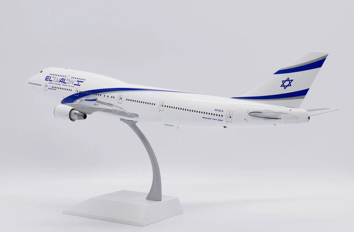 JC WINGS B747-400 EL AL ISRAEL AIRLINES REG: 4X-ELA (PLUS AVIATION TAG)