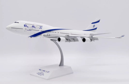 JC WINGS B747-400 EL AL ISRAEL AIRLINES REG: 4X-ELA (FLAPS DOWN)