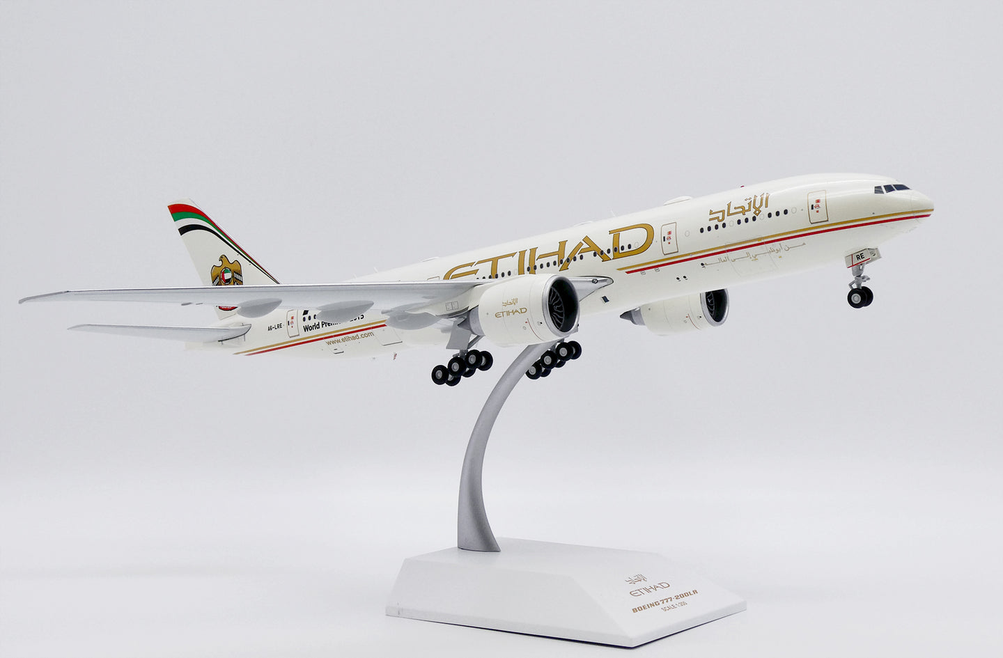 JC WINGS B777-200LR ETIHAD AIRWAYS "FAST AND FURIOUS 7" REG: A6-LRE
