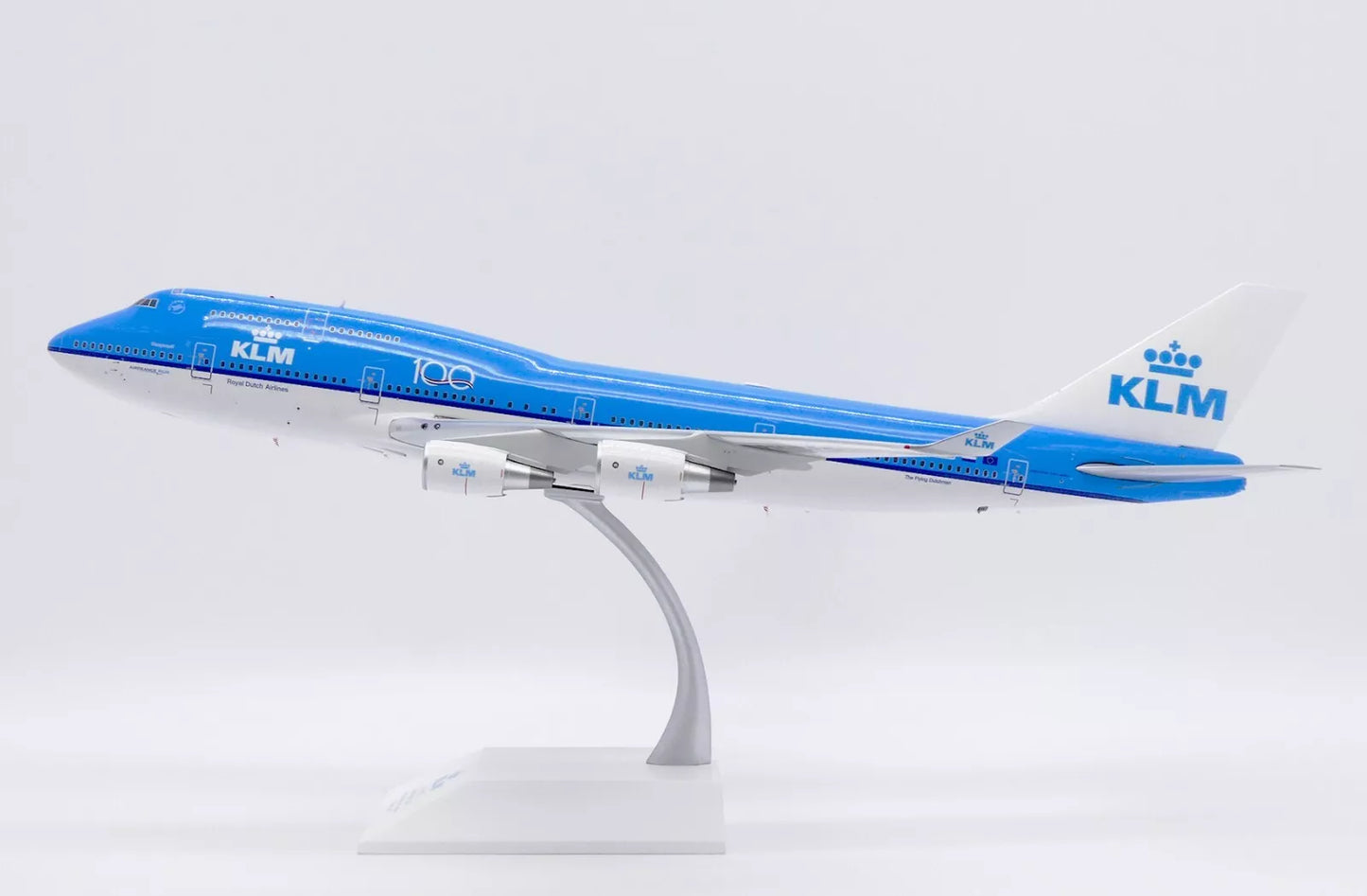 JC WINGS B747-400 KLM ROYAL DUTCH AIRLINES "100" (PLUS LIMITED EDITION AVIATION TAG) REG: PH-BFG